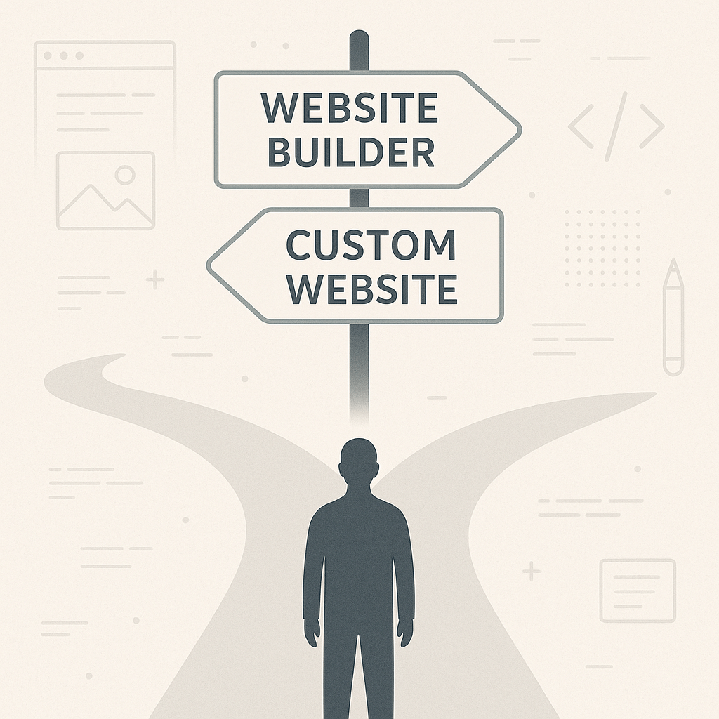 Custom Website vs Website Builder: Choosing the Right Web Design Choice ...